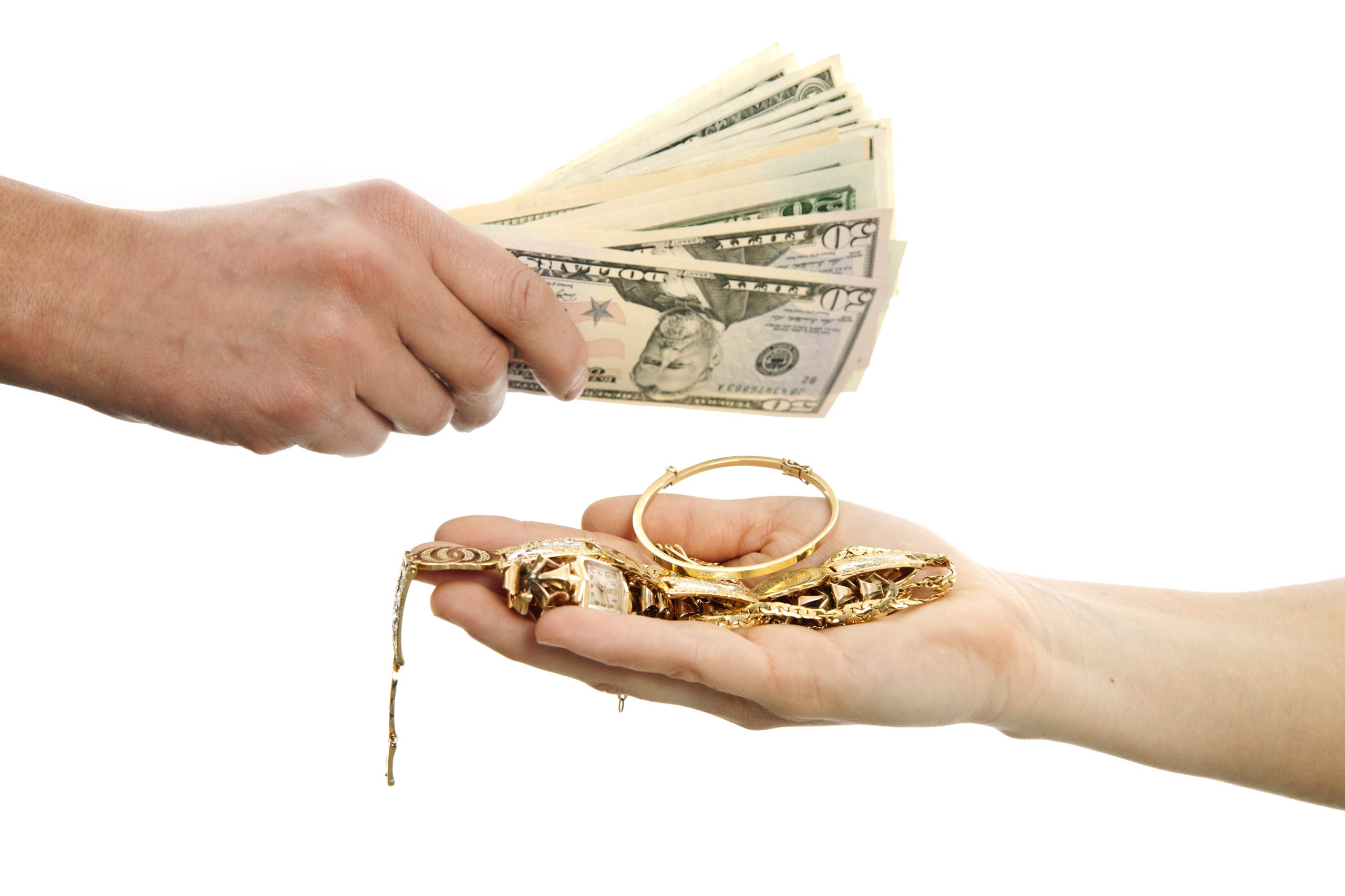 Gold to cash exchange image